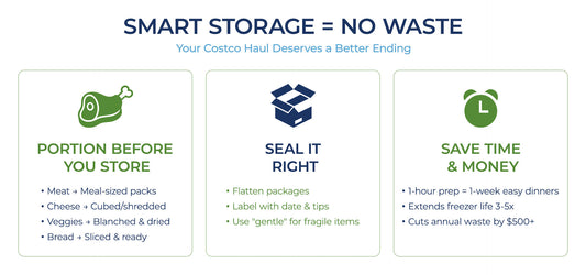 Don’t Just Pile It in the Fridge After Costco! Smart Vacuum Sealing for Bulk Buys Stops Food Waste 💸❌