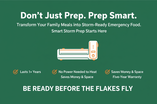 Don't Wait for the Flakes: Your Winter Storm Prep with a Vacuum Sealer 🚨❄️