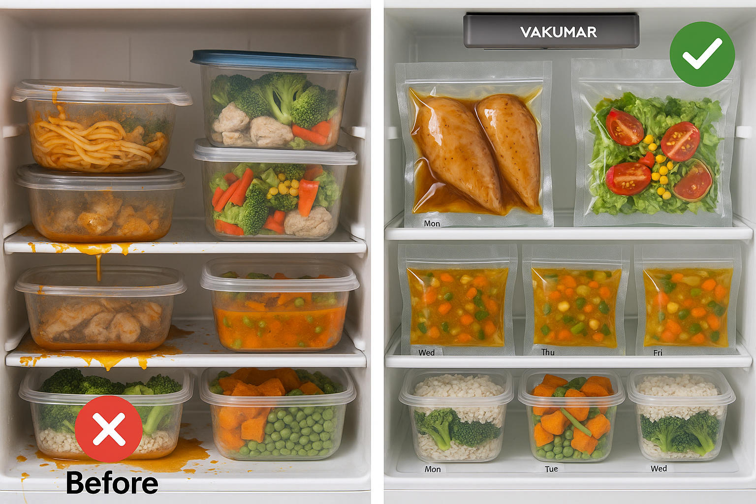 Vacuum Sealer Meal Prep: Leak-Proof Ideas for Weekly Healthy Meals (Vakumar Guide)