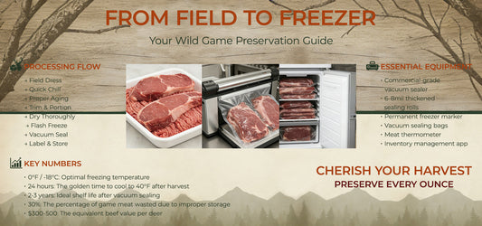 From Field to Freezer: The Ultimate Guide to Preserving Your Wild Game Harvest 🦌🧊