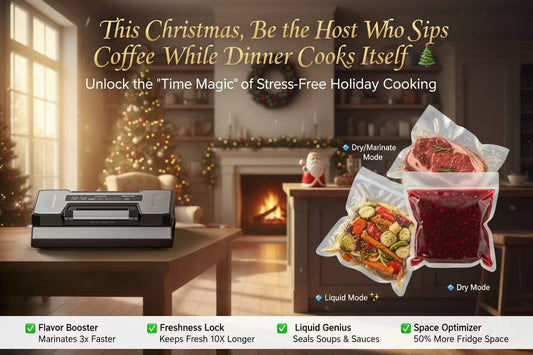 🎄Christmas Meal Prep Timeline: A Complete Guide to Vacuum Sealing Your Holiday Feast