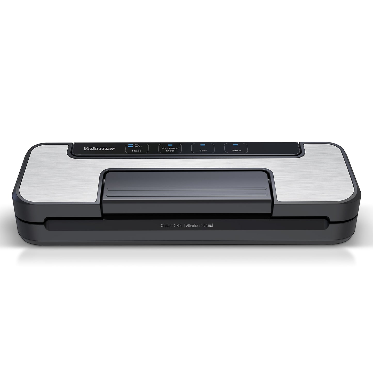 Machine à emballer sous vide Vakumar, 80 kPa avec double pompe, modes sec/humide, conception verrouillée, LED et coupe-aliments 