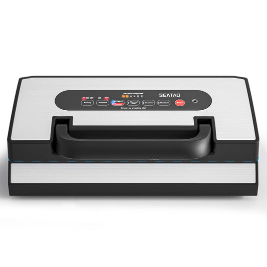 SEATAO 90Kpa Vacuum Sealer Pro - with Removable Drip Tray & Built-in Cutter