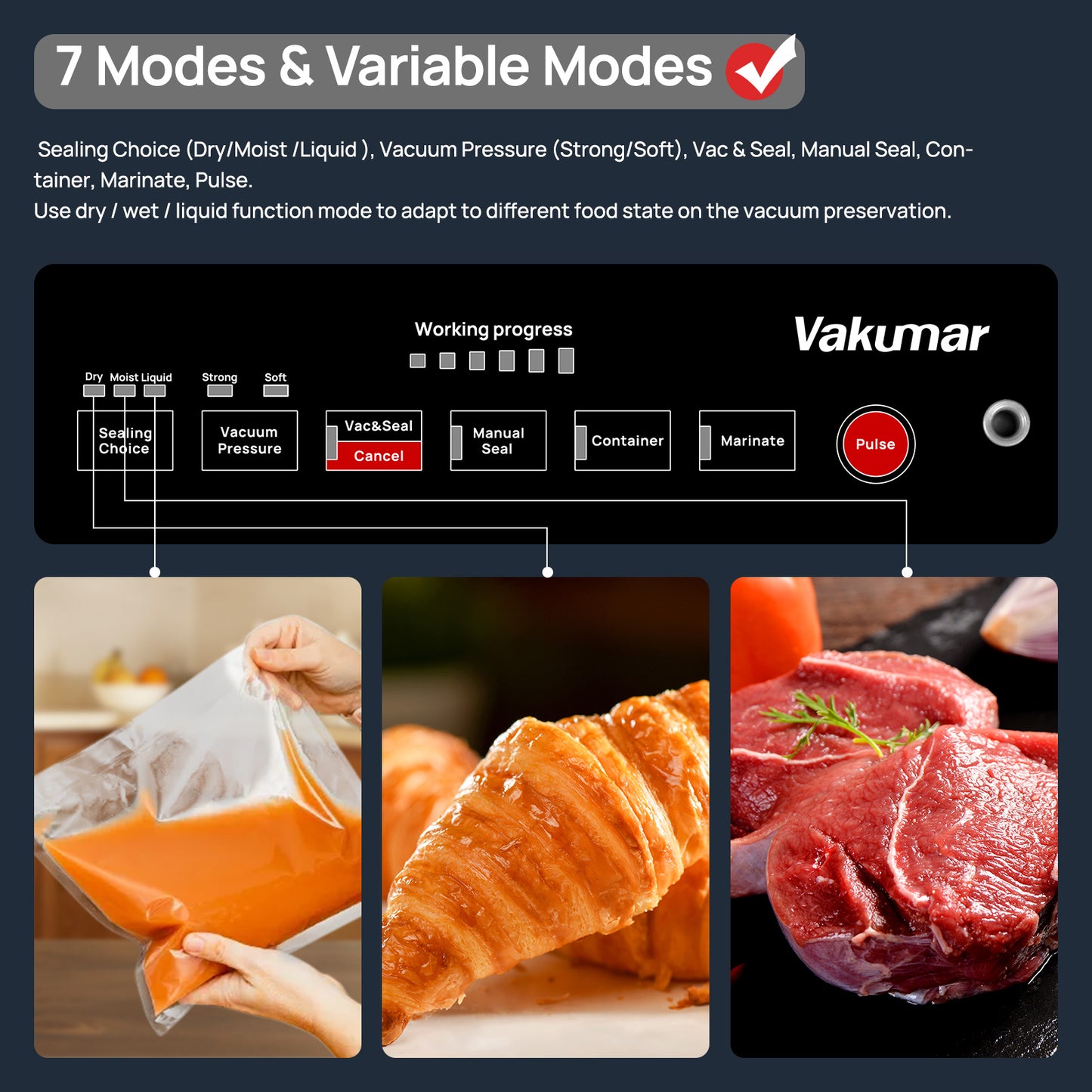 vacuum sealing with VAKUMAR Pro