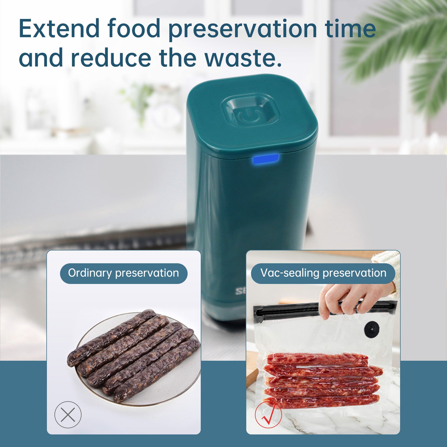 Machine de mise sous vide portative polyvalente améliorée 