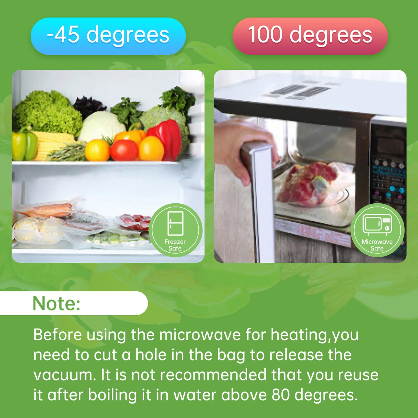 Premium Vacuum Sealer Bags – 11" x 16" Heavy-Duty, BPA-Free (300 Count) – for Food Saver, Sous Vide &amp; Long-Term Storage