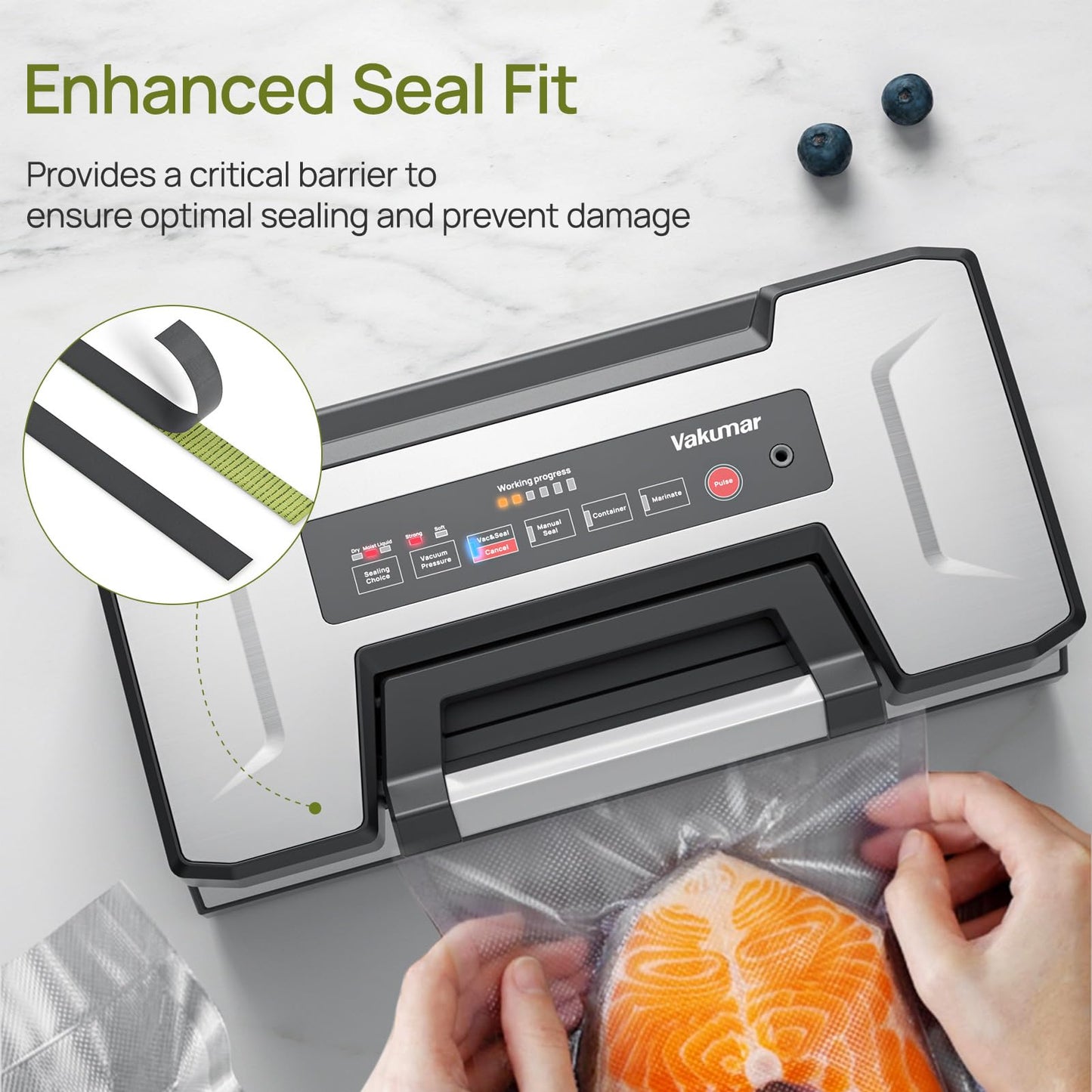 （2PCS）Replacement Heat Wire for Vakumar 5186 Vacuum Sealer – Durable Sealing Strip