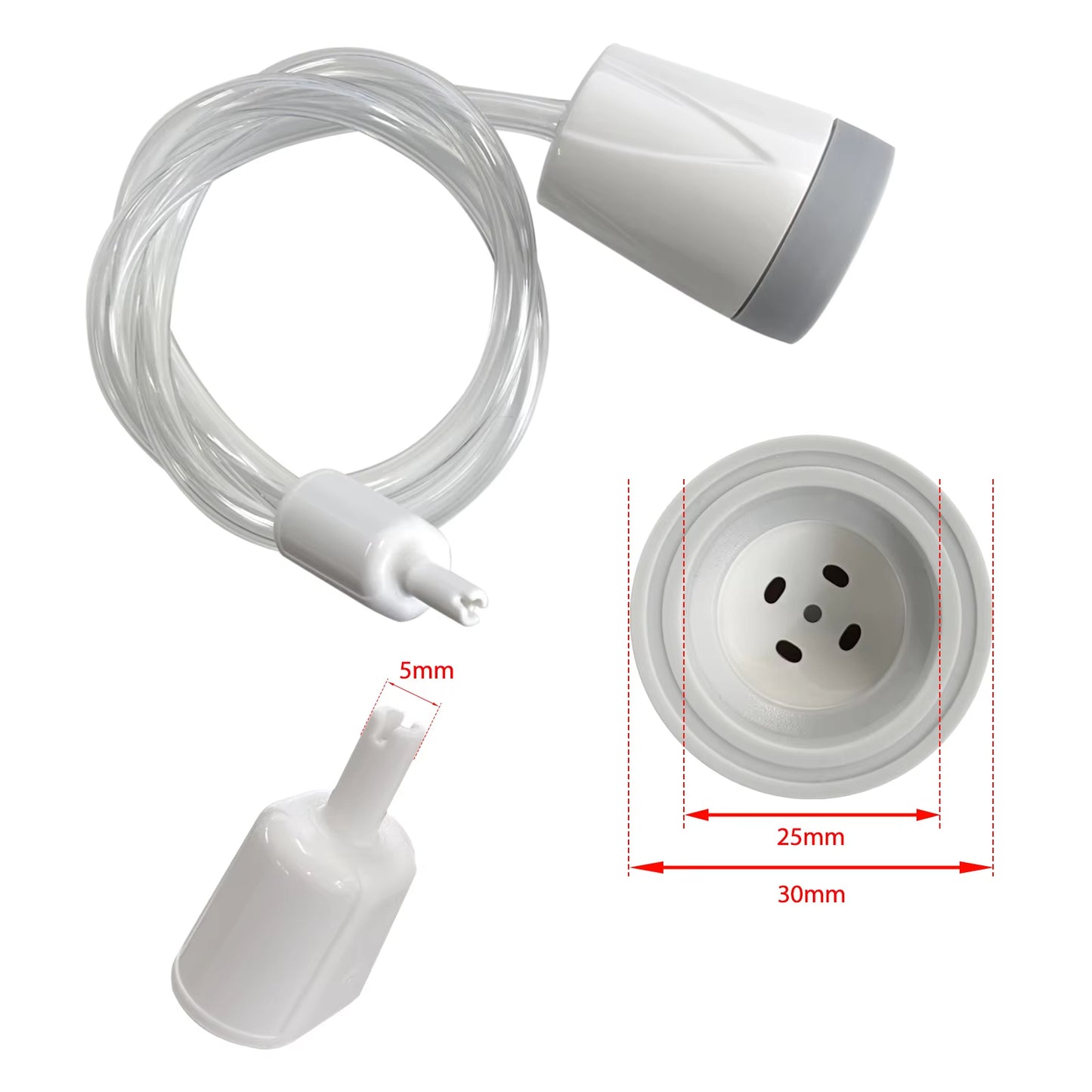 Kitchen vacuum sealing machine accessories Vacuum tank connecting wire adapter for its vacuum tube to seal the jars