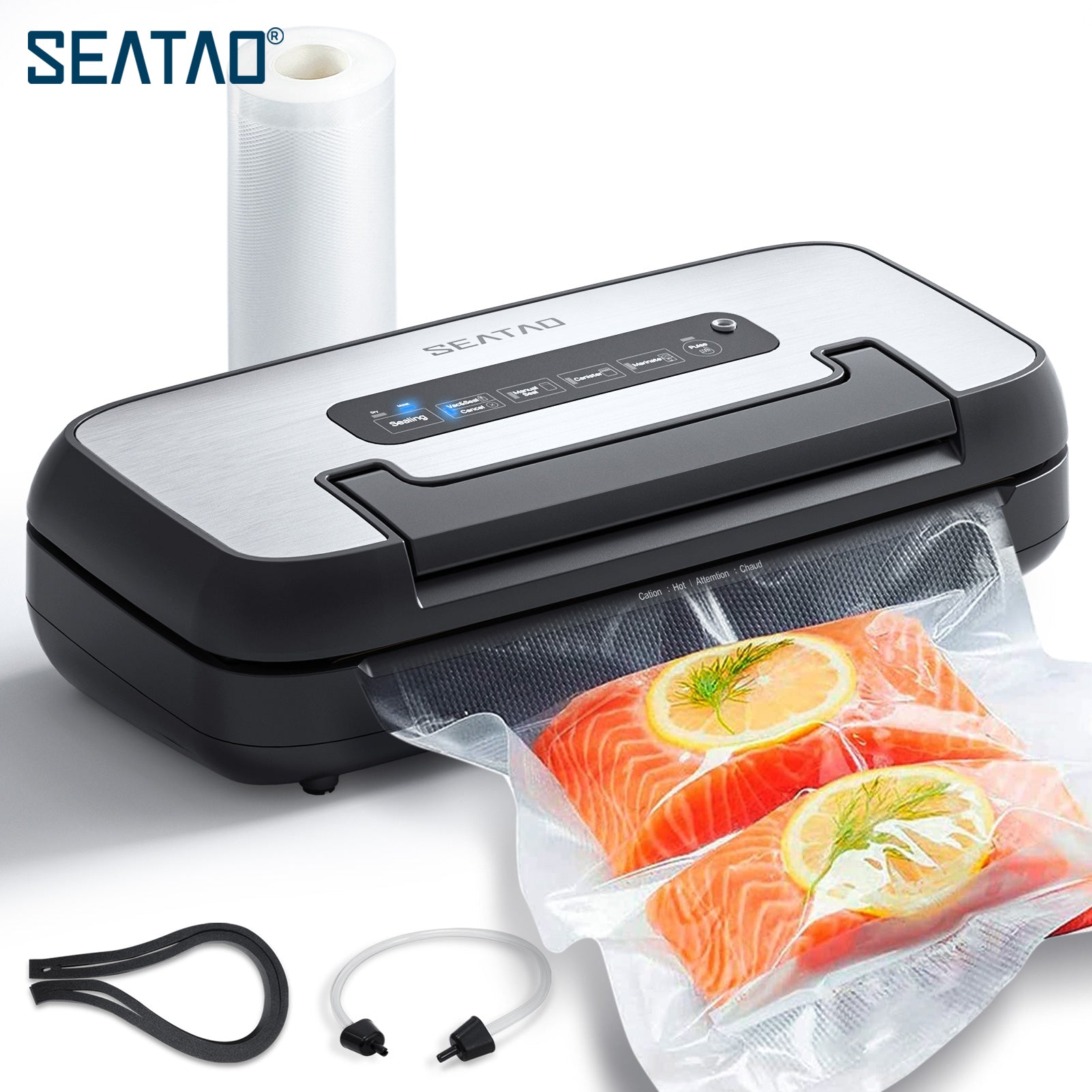 SEATAO 80Kpa Food Vacuum Sealer- Preserve in Dry/Moist Modes