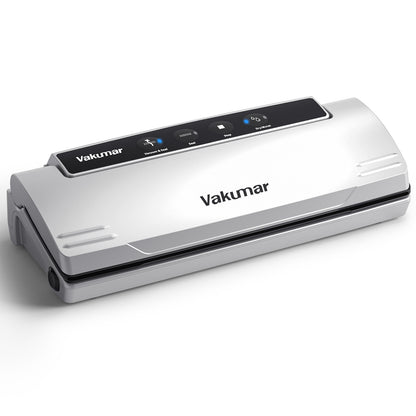 Vacuum Sealer Machine, 8-in-1 Food Sealer with Powerful Suction | Dry & Moist Food Modes | Sous Vide Compatible | Includes Car Charger for Indoor & Outdoor Use